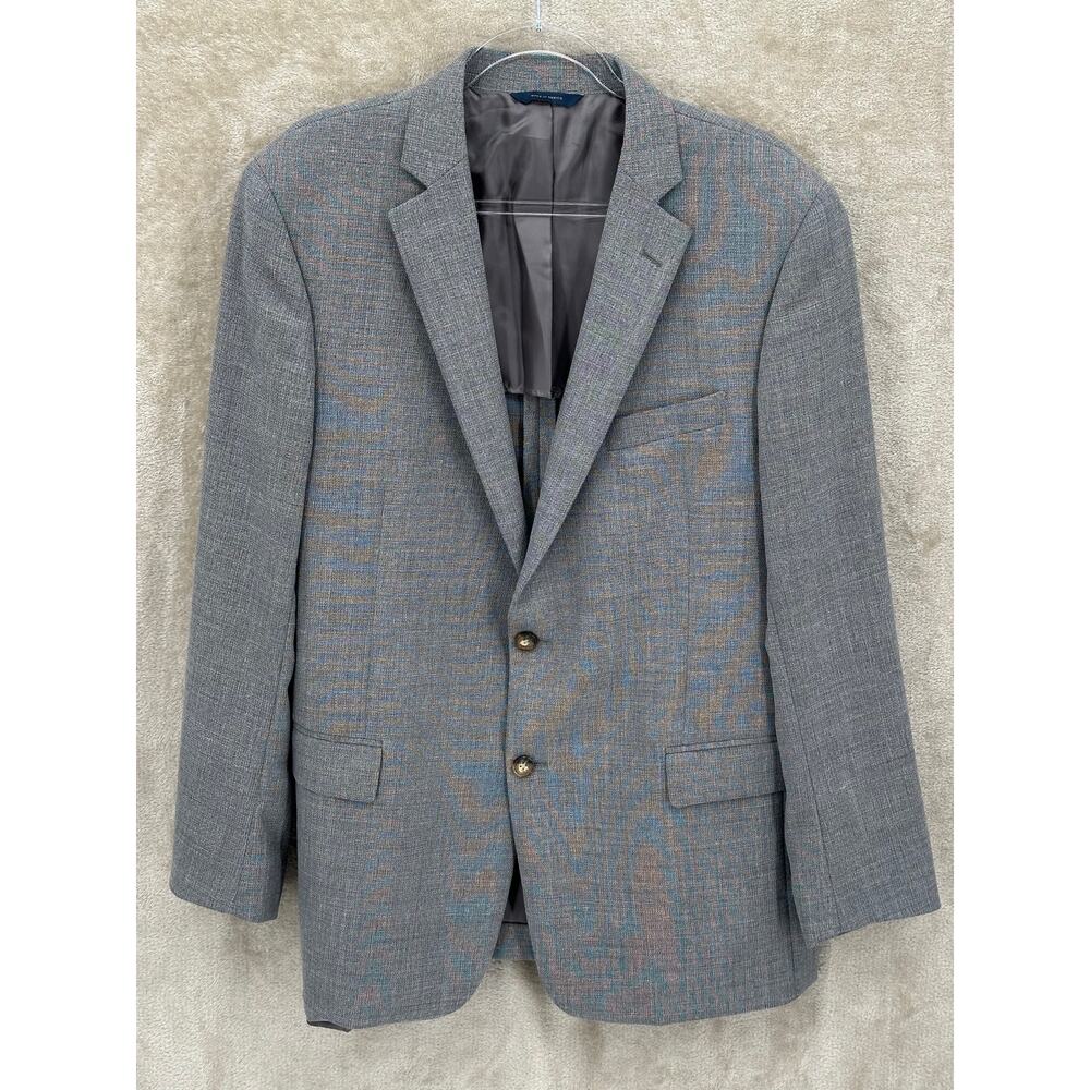 Brooks Brothers Suit Jacket Mens 44L Regent Fit 100% Wool Sport Coat Blazer Work